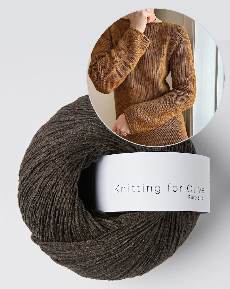 My Favourite Things Knitwear Dress No. 1 mit Pure Silk von Knitting for Olive 19
