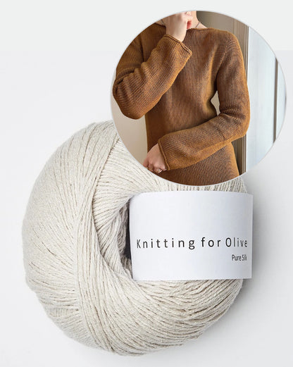 My Favourite Things Knitwear Dress No. 1 mit Pure Silk von Knitting for Olive 16