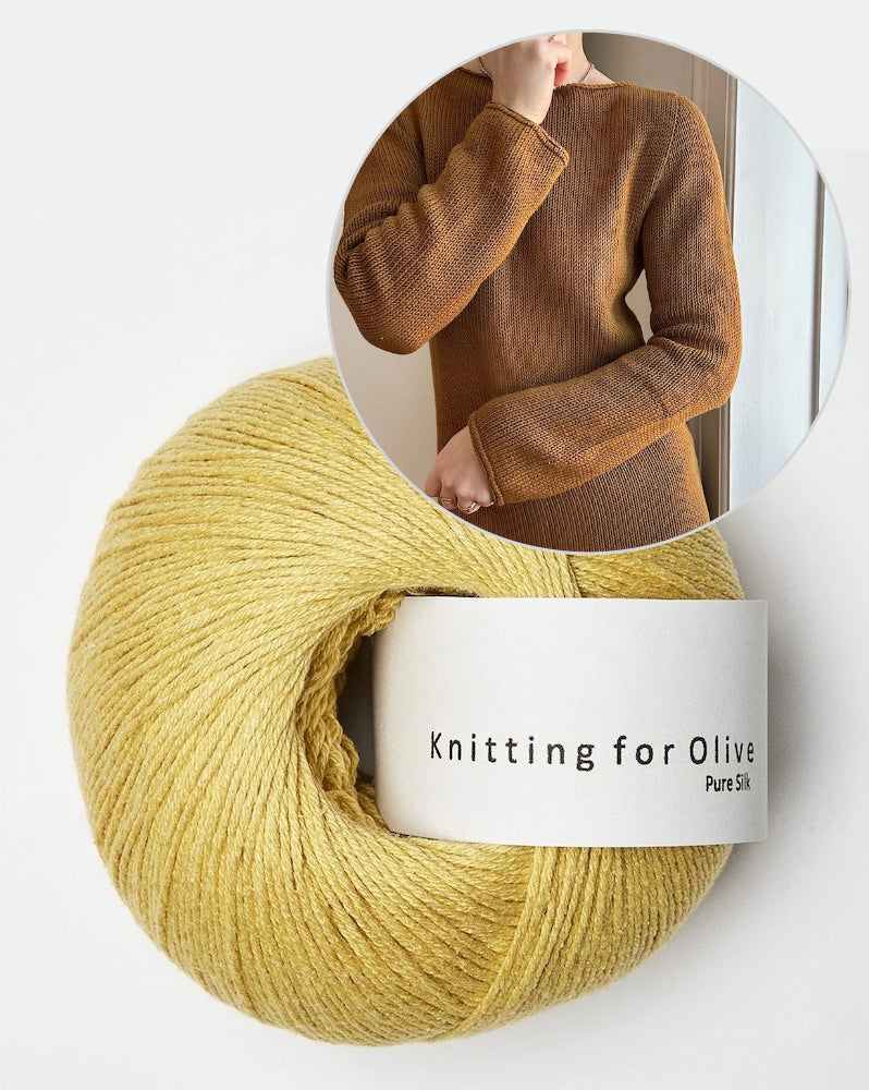 My Favourite Things Knitwear Dress No. 1 mit Pure Silk von Knitting for Olive 15