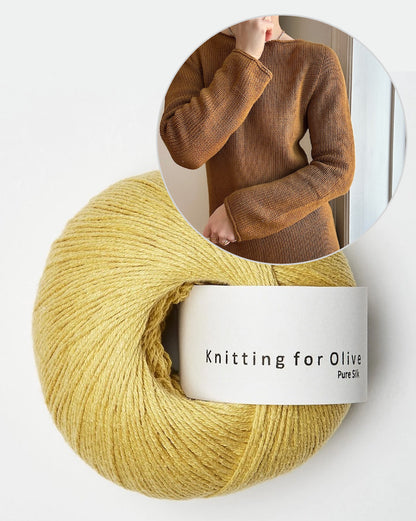 My Favourite Things Knitwear Dress No. 1 mit Pure Silk von Knitting for Olive 15