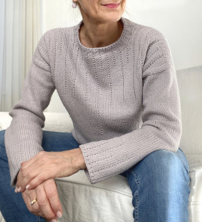 Drop me a Line | eleganter Pullover aus Tibetan von Pascuali