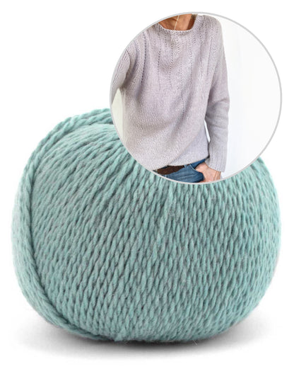 Drop me a Line | eleganter Pullover aus Tibetan von Pascuali