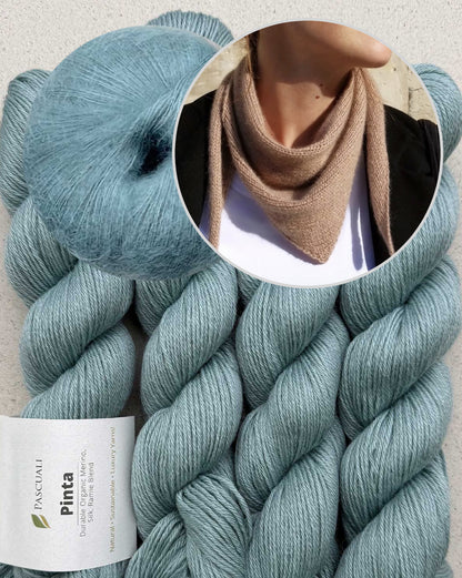 Easypeasy Bandana - Pascuali | super einfach aus Pinta und Mohair Bliss