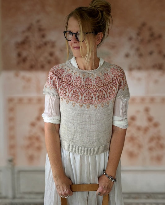 Elenor Mortensen Art Nouveau Shirt mit Ecopuno von Lana Grossa 1