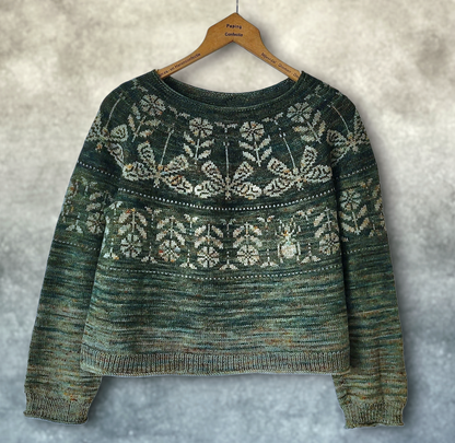 Pull libellule | motif délicat de libellules en fil Pinta de Pascuali
