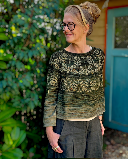 Pull libellule | motif délicat de libellules en fil Pinta de Pascuali