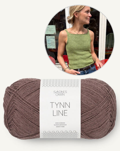Emmy Top - Sandnes | delicate camisole top made from Tynn Line by Sandnes Garn