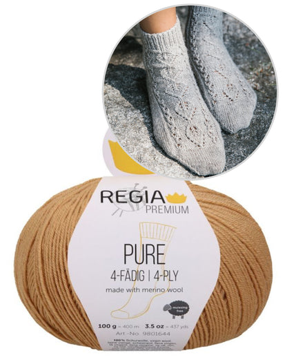 Erika Socks von Anja Heumann mit Pure von Regia Premium 11