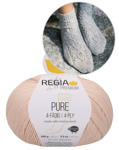 Erika Socks von Anja Heumann mit Pure von Regia Premium 9