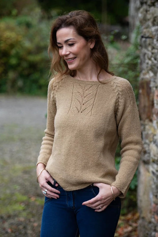 Harvest-neulepaita | herkät palmikot Elements DK -langasta, Eriu