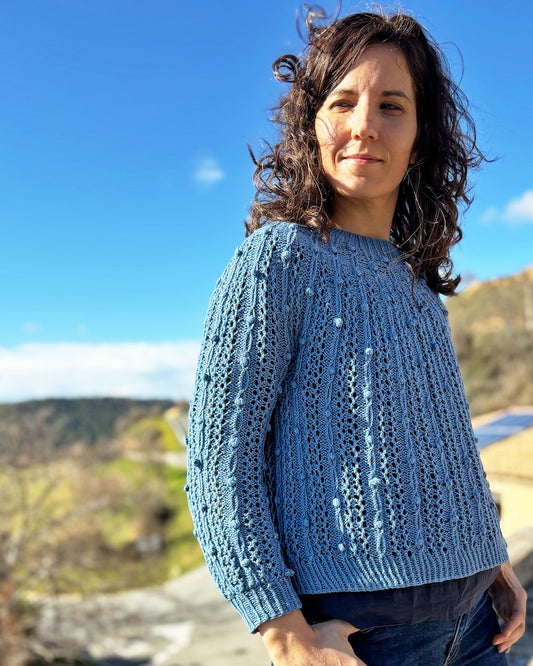 Oskia Sweater | motif texturé soyeux