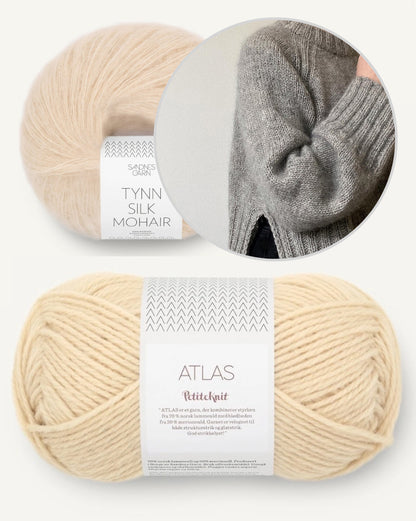 Eun Sweater | mit seitlichem Schlitz und kuschelweich aus Atlas und Tynn Silk Mohair