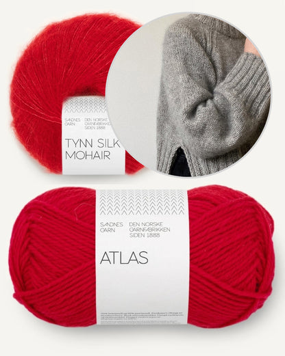 Eun Sweater | mit seitlichem Schlitz und kuschelweich aus Atlas und Tynn Silk Mohair