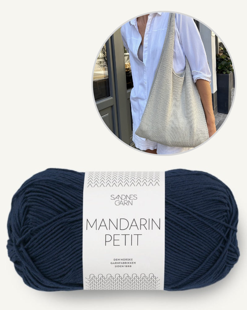 Paula-m Everyday Bag mit Mandarin Petit von Sandnes Garn 18