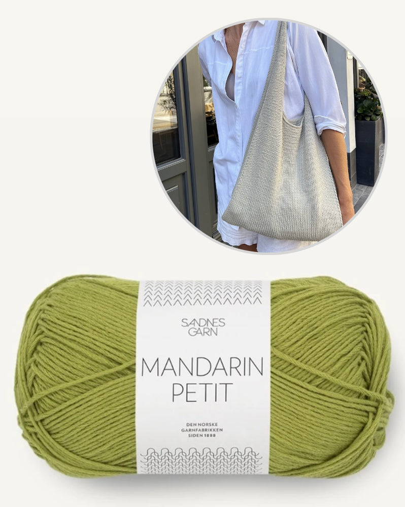 Paula-m Everyday Bag mit Mandarin Petit von Sandnes Garn 20