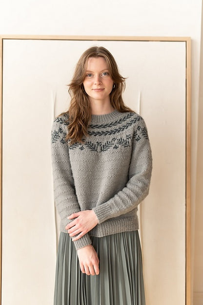 Dream Sweater | diskret julmönster i ekologiskt Shetlandsgarn från BC Garn