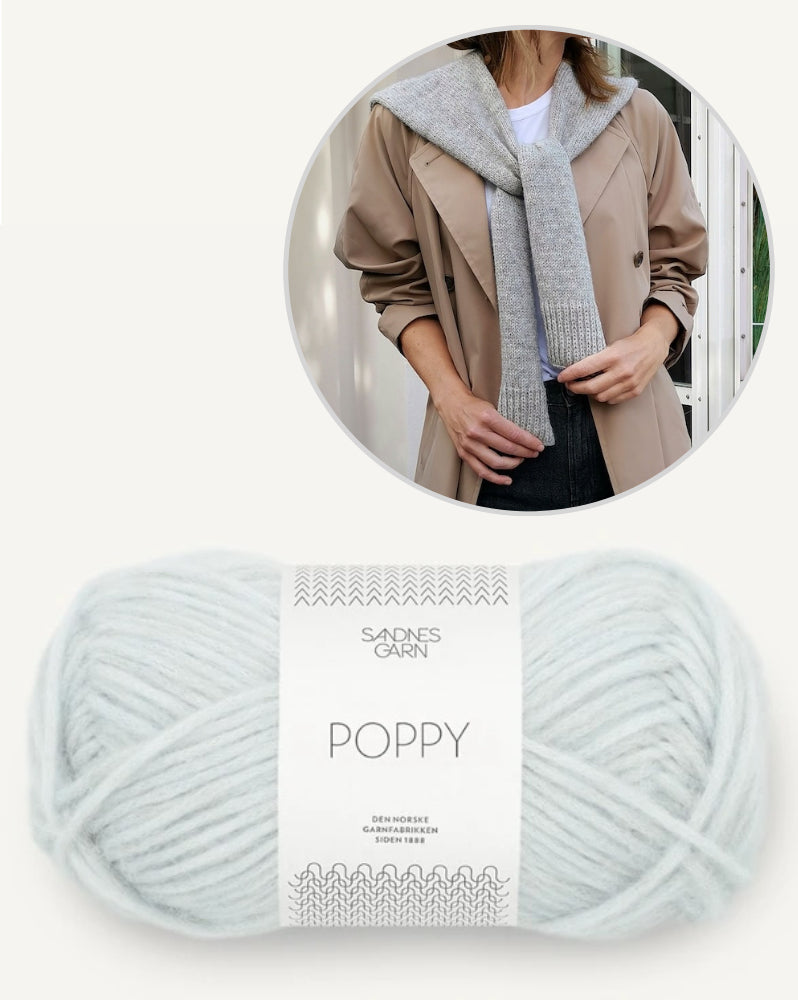 Fake Sweater Scarf von Paula-m mit Poppy von Sandnes Garn 16