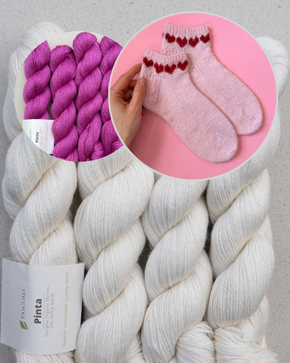 February Socks | be my Valentine mit Pinta von Pascuali