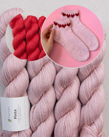 February Socks | be my Valentine mit Pinta von Pascuali