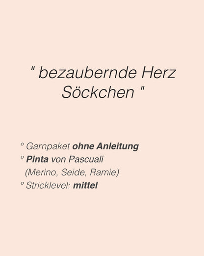 February Socks | be my Valentine mit Pinta von Pascuali