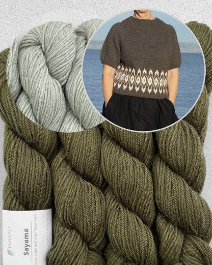 Fia Shirt | cuddly soft contrast pattern with Sayama by Pascuali 