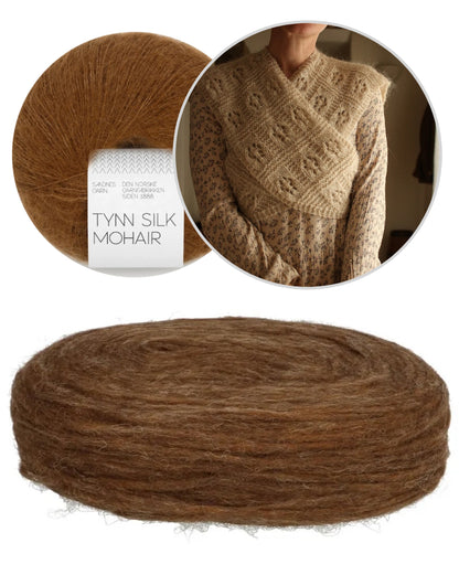 Floks Shawl | Plötulopi lõngast Lopi Islandilt ja Tynn Silk Mohairi lõngast Sandneselt kootud rätik