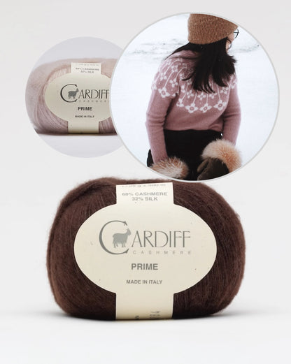 Pull Florealis | fines paillettes de Prime de Cardiff Cashmere