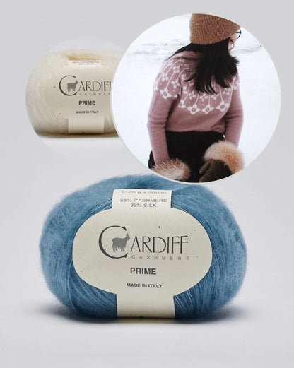 Pull Florealis | fines paillettes de Prime de Cardiff Cashmere
