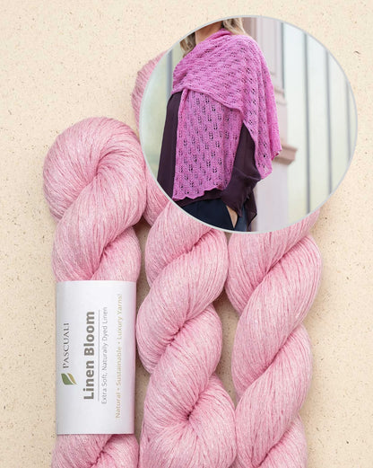 Étole Fleurie | Étole souple en lin Linen Bloom de Pascuali