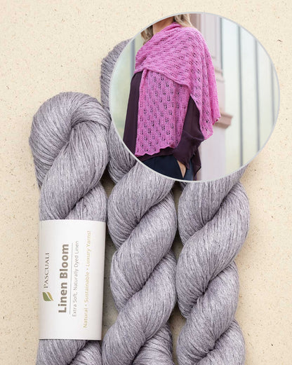 Étole Fleurie | Étole souple en lin Linen Bloom de Pascuali