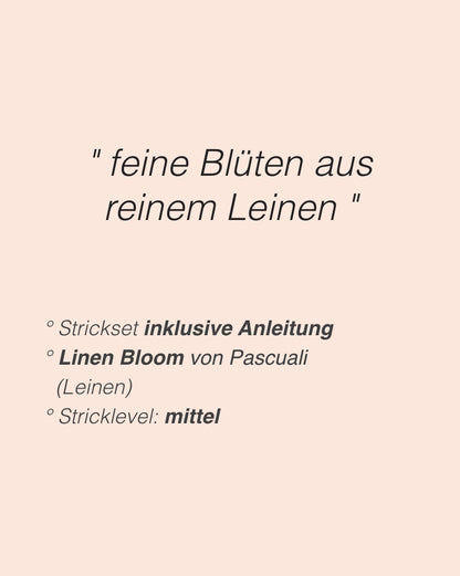 Étole Fleurie | Étole souple en lin Linen Bloom de Pascuali