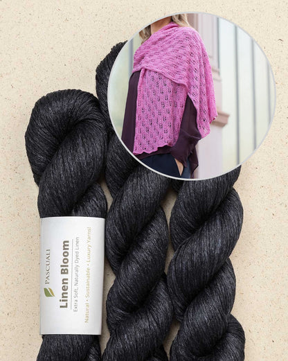 Étole Fleurie | Étole souple en lin Linen Bloom de Pascuali
