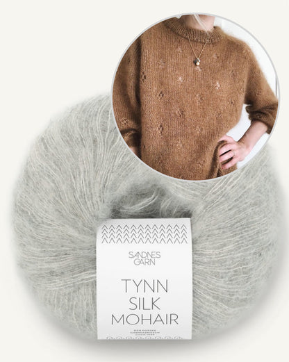 Fortune Sweater | délicat porte-bonheur en Tynn Silk Mohair de Sandnes Garn