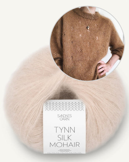 Fortune Sweater | délicat porte-bonheur en Tynn Silk Mohair de Sandnes Garn