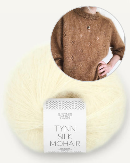 Fortune Sweater | délicat porte-bonheur en Tynn Silk Mohair de Sandnes Garn