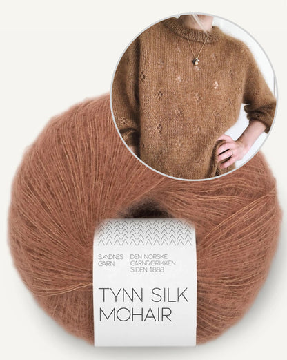 Fortune Sweater | délicat porte-bonheur en Tynn Silk Mohair de Sandnes Garn
