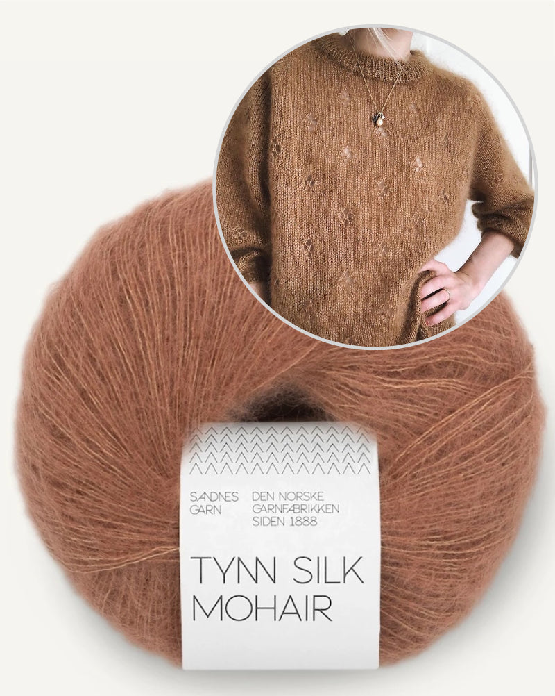 Fortune Sweater | délicat porte-bonheur en Tynn Silk Mohair de Sandnes Garn
