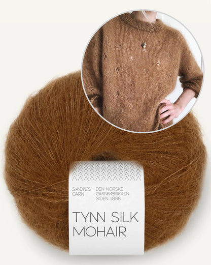 Fortune Sweater | délicat porte-bonheur en Tynn Silk Mohair de Sandnes Garn