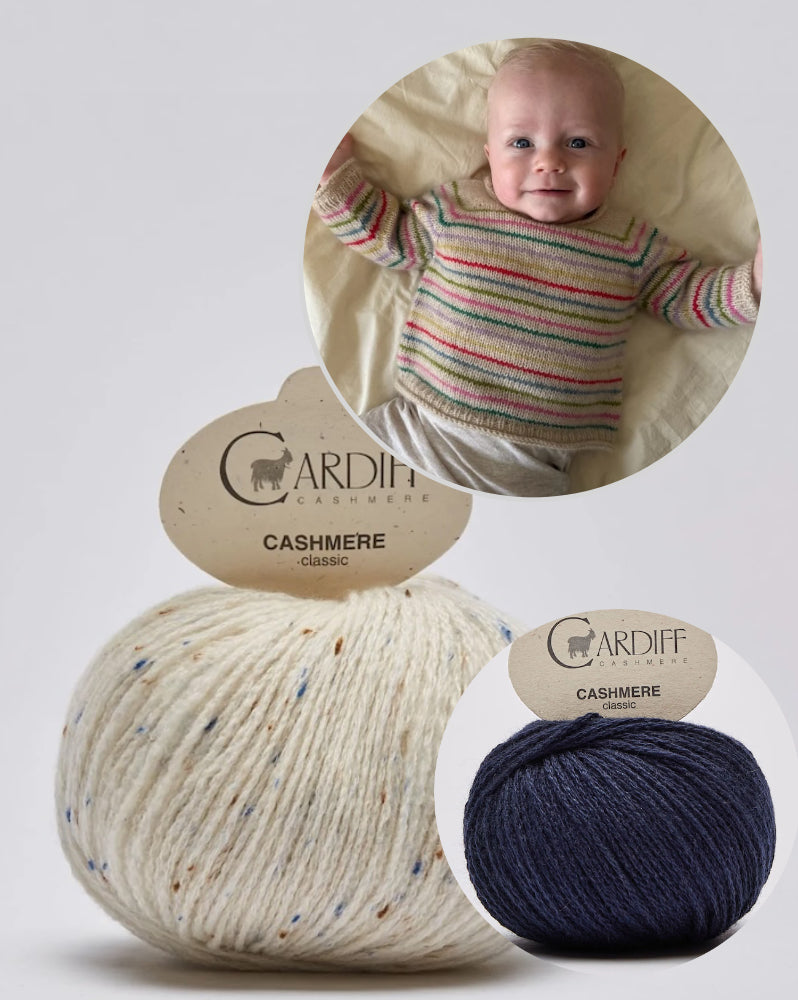  PetiteKnit Frankie Sweater Baby mit Classic Cashmere von Cardiff 15