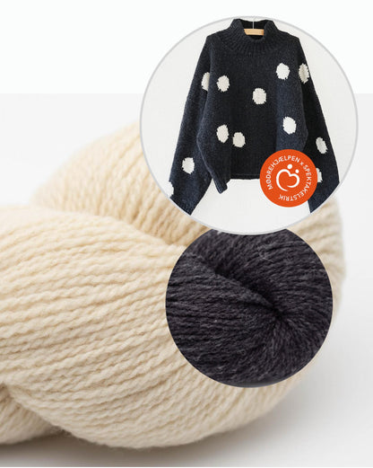 Fri Sweater | Punktepullover mit Semilla Melange von BC Garn