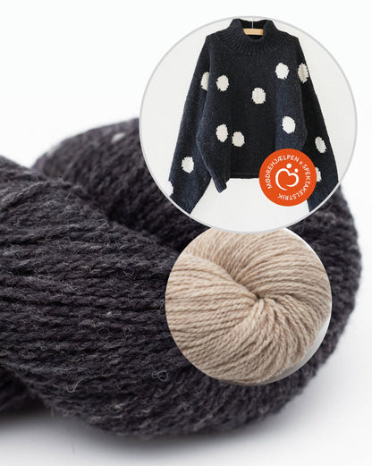 Fri Sweater | Punktepullover mit Semilla Melange von BC Garn