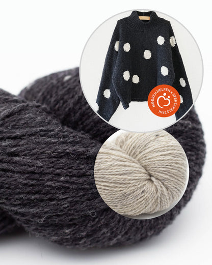 Fri Sweater | Punktepullover mit Semilla Melange von BC Garn