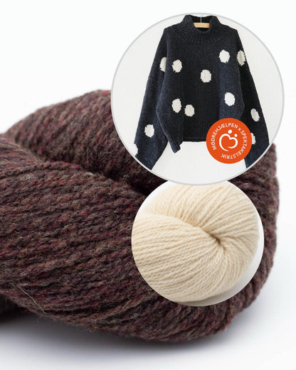 Fri Sweater | Punktepullover mit Semilla Melange von BC Garn