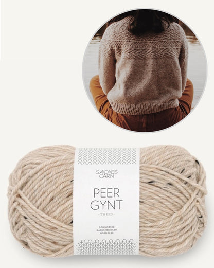 The Petite Knitter Geologica Sweater mit Peer Gynt von Sandnes Garn 10