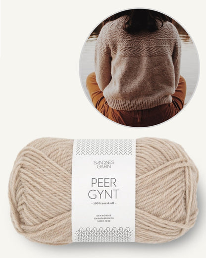 The Petite Knitter Geologica Sweater mit Peer Gynt von Sandnes Garn 12