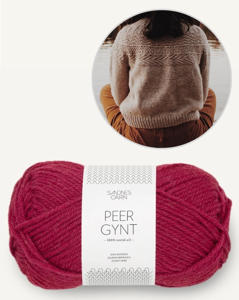 The Petite Knitter Geologica Sweater mit Peer Gynt von Sandnes Garn 13