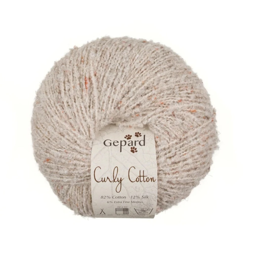 Curly Cotton | relaxed and lively boucle made from cotton, silk, and merino
