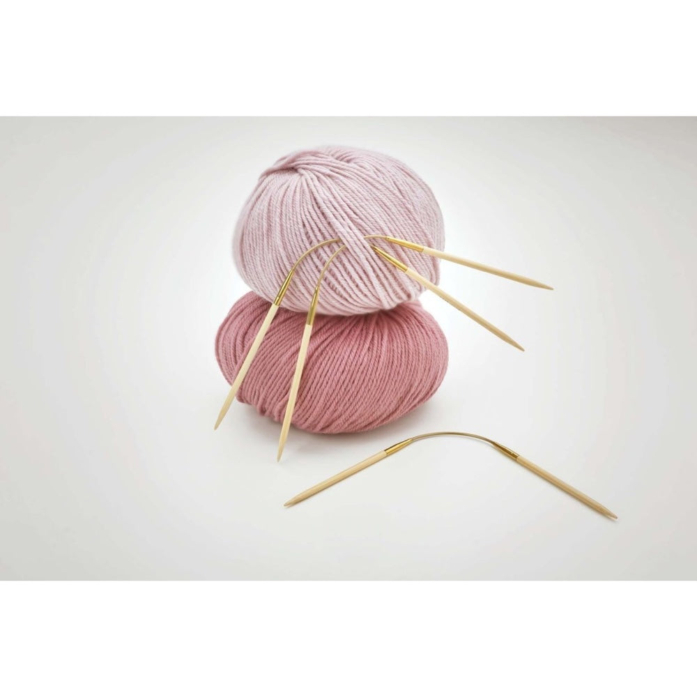 CraSyTrio Strumpfstricknadeln Bambus - 24cm