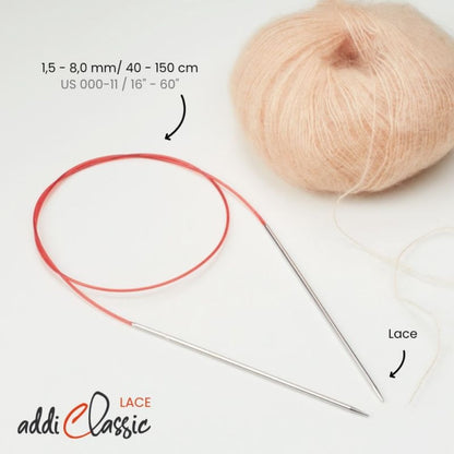 Aiguilles circulaires Premium Lace | 40 à 120 cm de long, très fines à partir de 1,5 mm