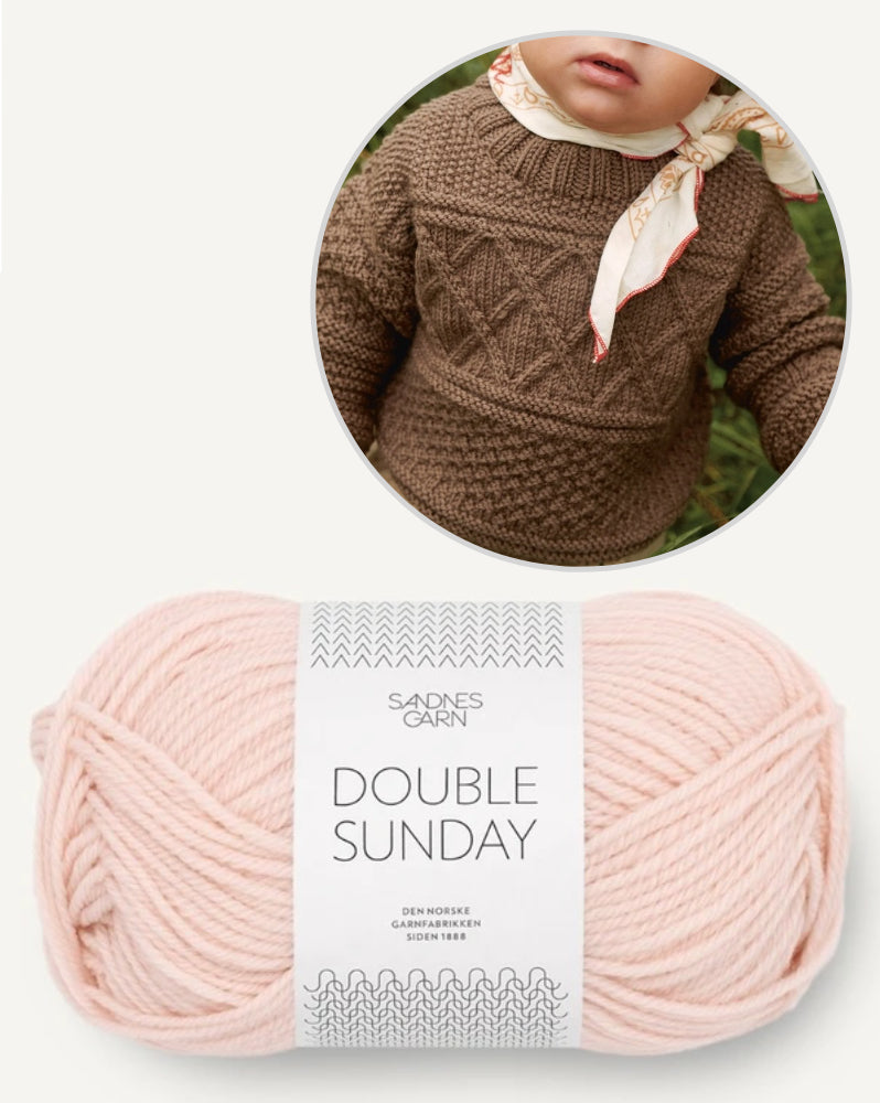 Guernsey Sweater Baby aus der Sandnes Kollektion 2413 mit Double Sunday von Sandnes Garn 8